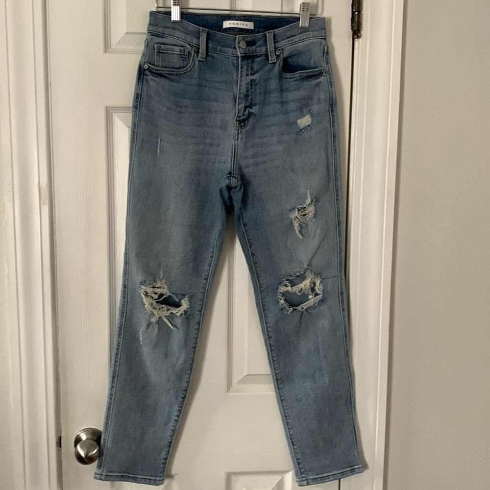eunina Rocky High Rise Boyfriend Jeans Size 5